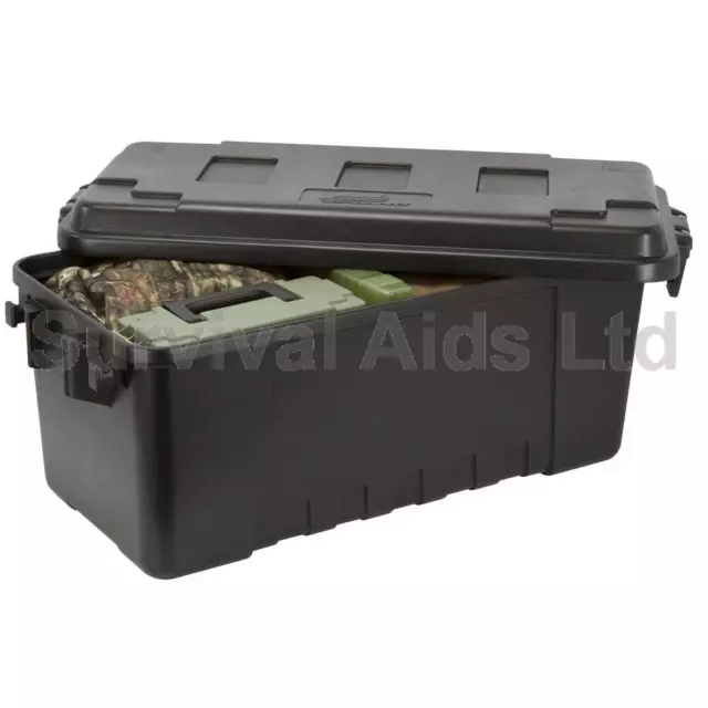 Black Medium Military Storage Trunk | Plano