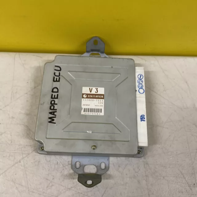 2000-2007 Subaru Impreza MK2 WRX MOTOR ECU 112000-7554 12V 22611AF530 REF: 1050