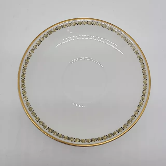 Limoges Haviland 5" Saucer Side Plates Set Of 6 France Schleiger Gold Rim Floral