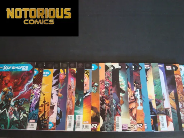 X of Swords 1-22 Complete X-Men Comic Lot Run Set Marvel Hickman Collection