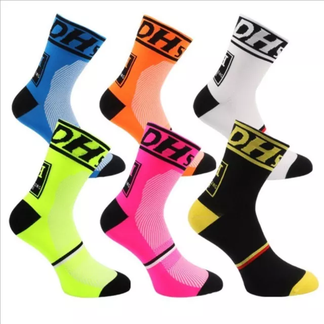 1 Pair Breathable Cycling Socks Sweat-absorbent Bicycle Sock  Basketball