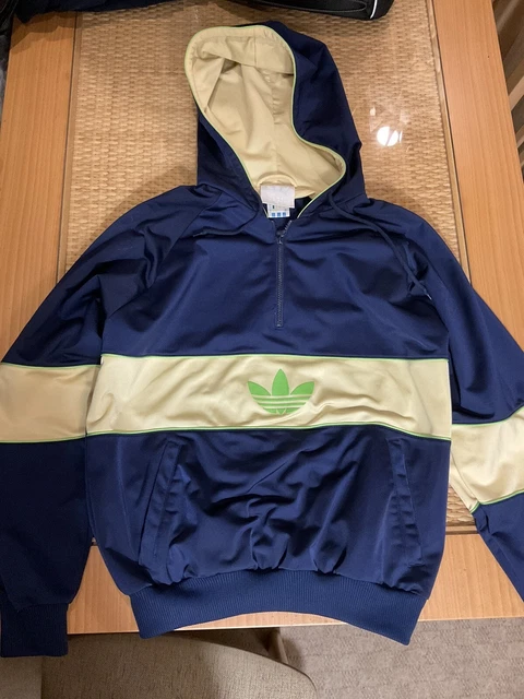 ADIDAS ORIGINAL 80 S Vintage Colorado Hoodie Tracksuit Top Jacket
