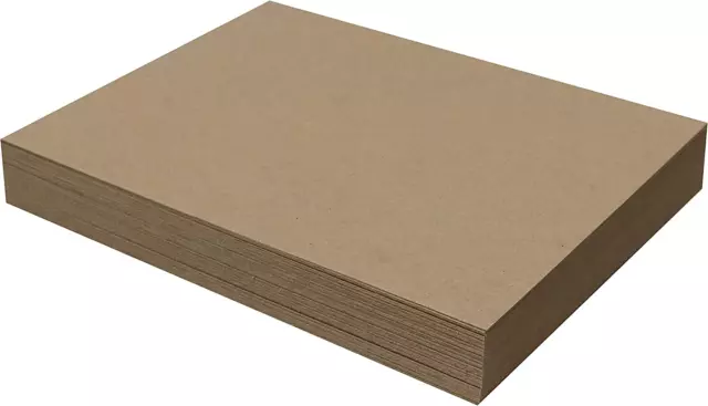 50 Chipboard Sheets 9 X 12 Inch - 30Pt (Point) Medium Weight Brown Kraft Cardboa