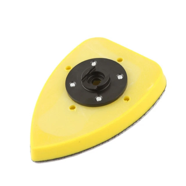 Almohadilla de lijado triangular amarilla + negro PU + pulido de metal disco de repuesto