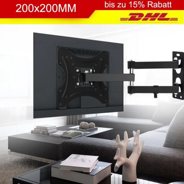 TV Wandhalterung Wandhalter LCD LED Fernseher 32-55 Zoll schwenkbar neigbar 50"