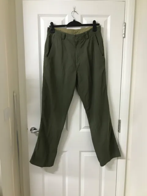 Rohan Fusion khaki walking hiking trousers size 34 reg green - C3