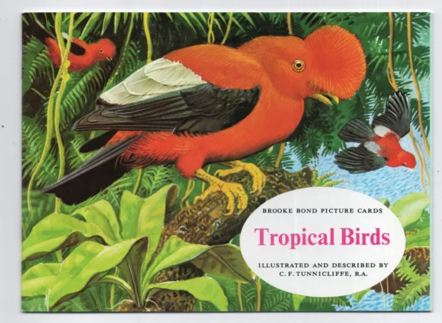 Tropical Birds Unused Brooke Bond Album  No Price  With Glossy Front Mint