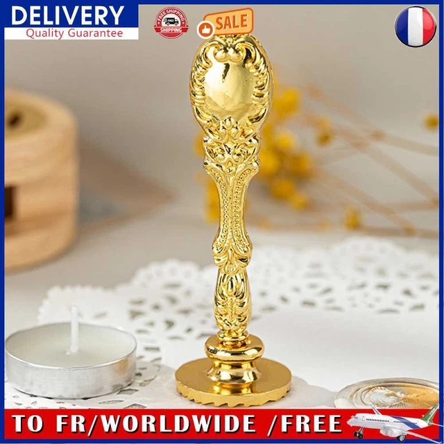 Retro Roman Column Seal Handle Craft Supplies for Wedding Invitations (All Gold)