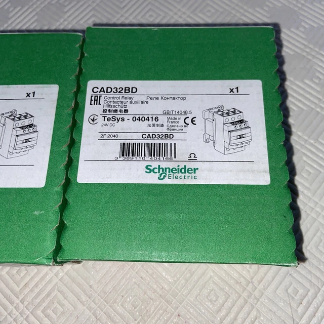 SCHNEIDER CAD32BD CONTROL Relay, 24V DC, BRAND NEW X 3 £130.00 ...