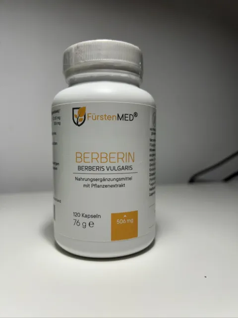 Berberin 506 mg 120 Tabletten hochdosiert BERBERINE Kapseln