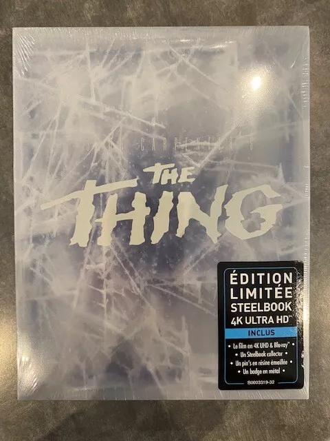 THE THING film de JOHN CARPENTER - STEELBOOK COLLECTOR - 4K ULTRA HD BLU-RAY