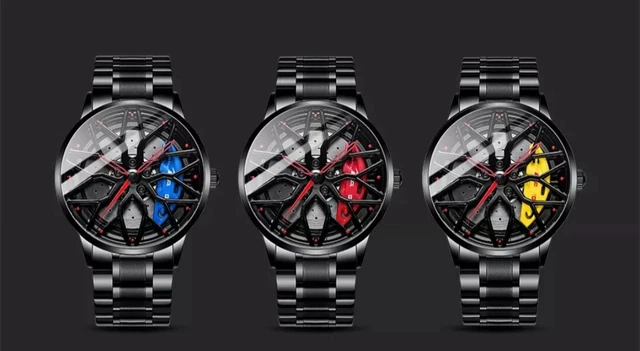 OROLOGIO con RUOTA MERCEDES AMG, da polso per UOMO - Wheel Watch