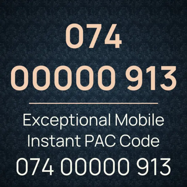 VIP Gold Easy Platinum SIM numero di cellulare - sequenza 00000 - PAC istantaneo - D108