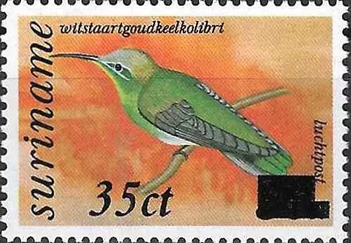 Timbre Oiseaux Surinam PA102 ** (72236ER)