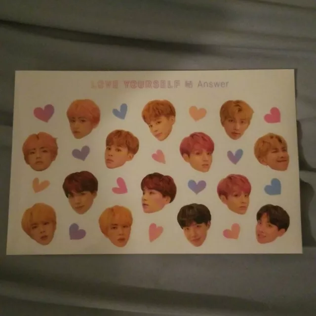 BTS Love Yourself Answer album autocollants officiels KPOP BT21