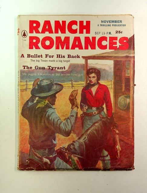 Thrilling Ranch Stories Pulp Sep 1953 Vol. 46 #1 GD