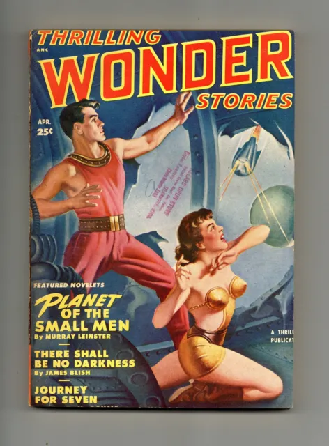 Thrilling Wonder Stories Pulp Apr 1950 Vol. 36 #1 FN