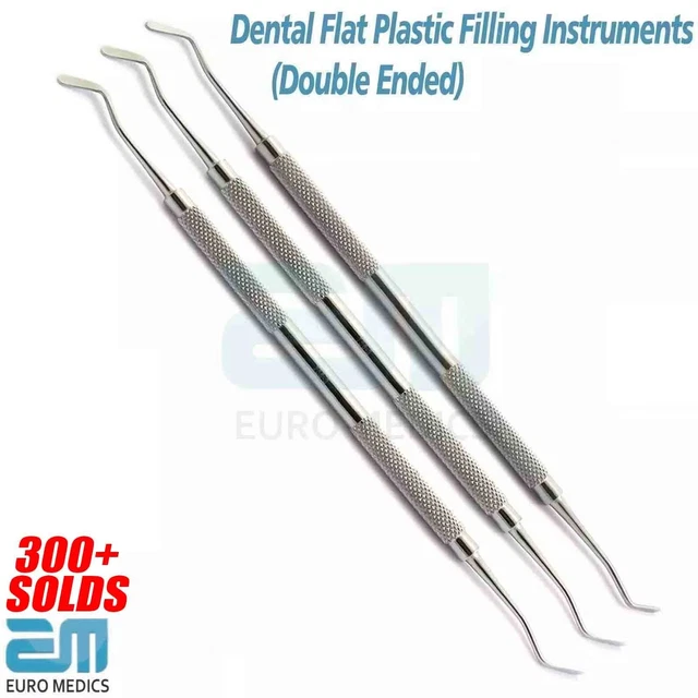 Dental Amalgam Filling Serrated Plugger 722-3 Double Ended Dental Amalgam Filling Serrated Plugger 722-3 Double Ended