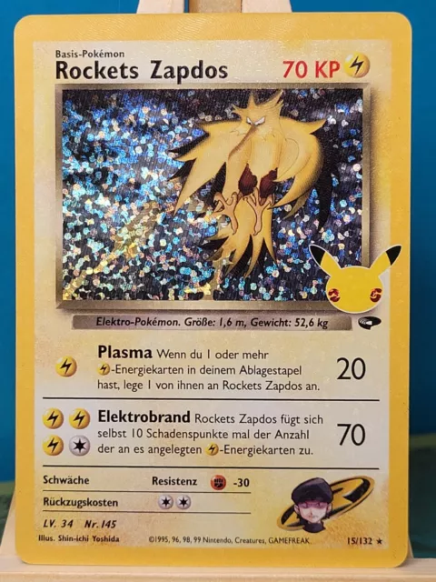 POKEMON - Celebrations - Rockets Zapdos - 15/132 - deutsch