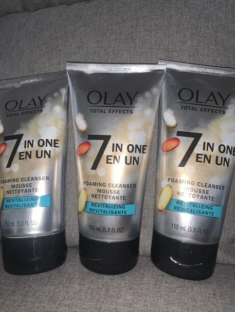 Olay Total Effects 7 in One Foaming Cleanser Revitalizing 5.0 OZ Lot Of 3 New