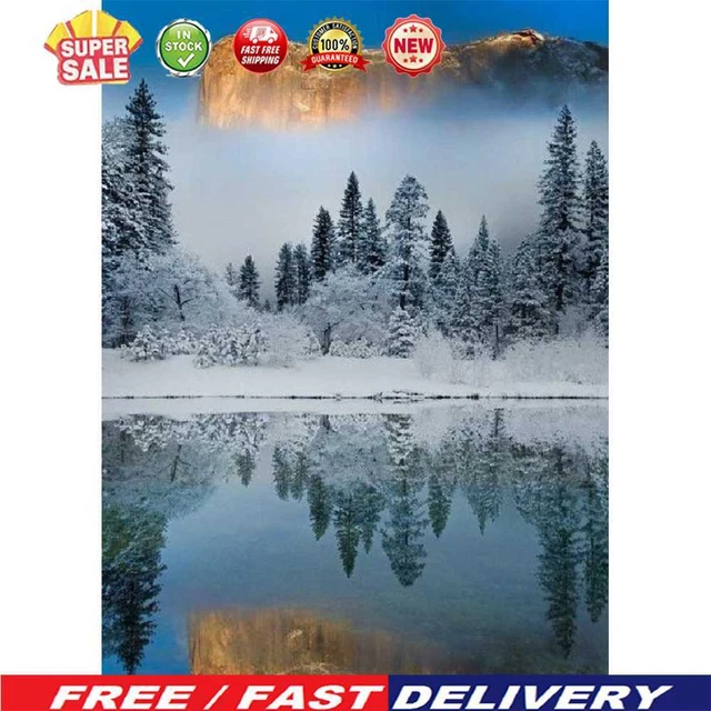 (DB2199) 5D HAZLO TÚ MISMO Pintura de diamantes Taladro completo Estrás Nieve Punto de Cruz Bordado
