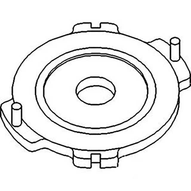 Primary Brake Plate Stop, Fits Case-IH Models 1466 1468 537119R1