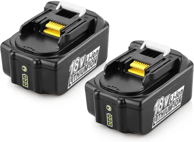 2 X Batteries pour Makita 18V 5,5Ah Batterie Li-ION de Rechange BL1850 BL1860B..