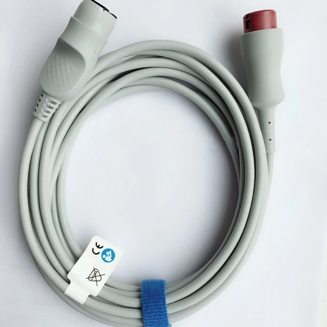For Mindray IM2201 12pin Invasive Blood Pressure Cable for Hospira 001C-30-70759