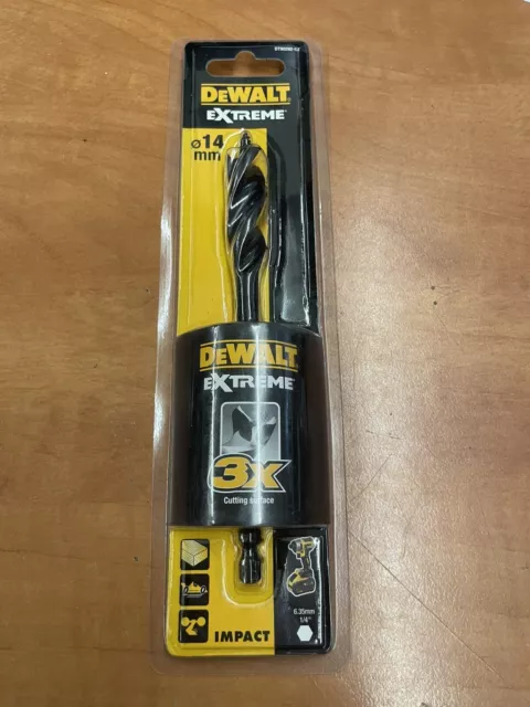 Foret Mèche DEWALT Extreme 14mm  - 6.35mm- 1/4 DT-90292-QZ