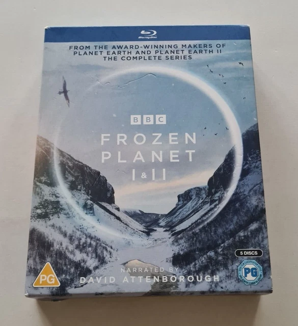 FROZEN I & II Bluray 5 Disc Box Set BBC Documentary David