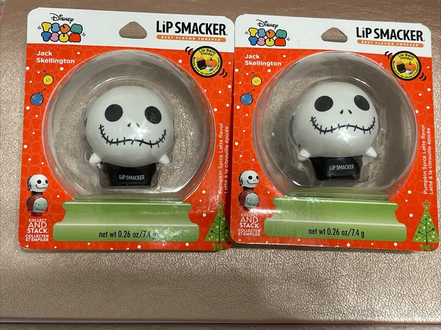 2 x Lip Smacker Jack Skellington DISNEY TSUM TSUM Christmas New