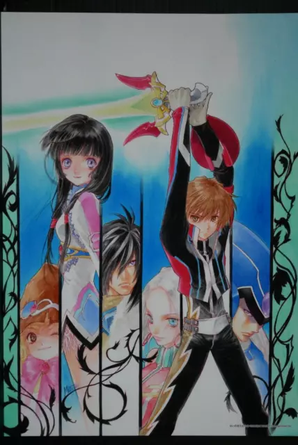 Affiche imprimée d'art Tales of Hearts, exposition Mutsumi Inomata - JAPON