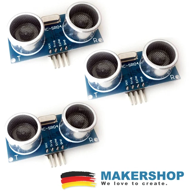 3 X HC-SR04 Ultrasonic Sensor Module Rangefinder Arduino Raspberry Pi £ ...