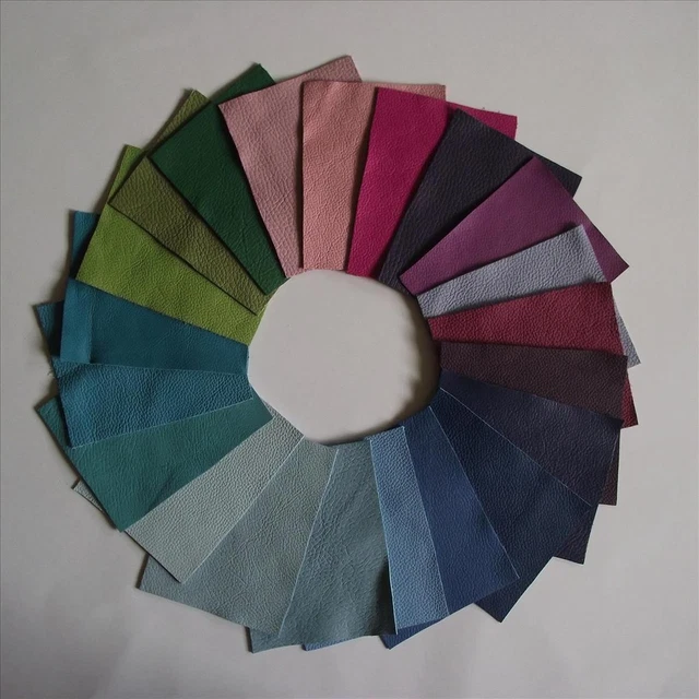 Napoli Colore - 1m2 - cuero auténtico, cuero tapizado duradero