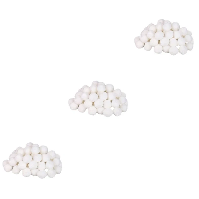 3 paquetes bola de filtro piscina bolas de filtro de arena bolas de espuma esponjas
