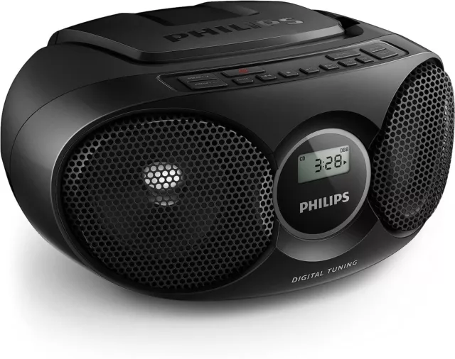 PHILIPS PORTABLE CD Player USB Radio Boombox Stereo System. Great for