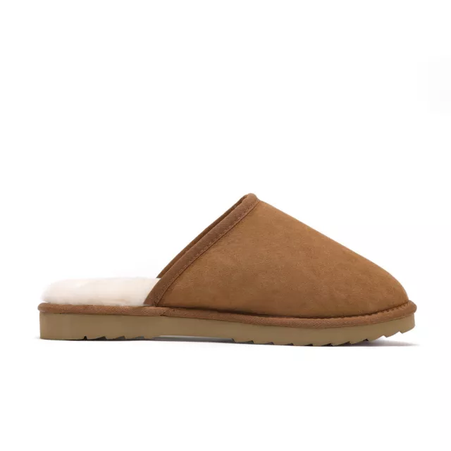 UGG Men's Scuff Slippers - 100% Australian Sheepskin, Warm Slip On Uggs