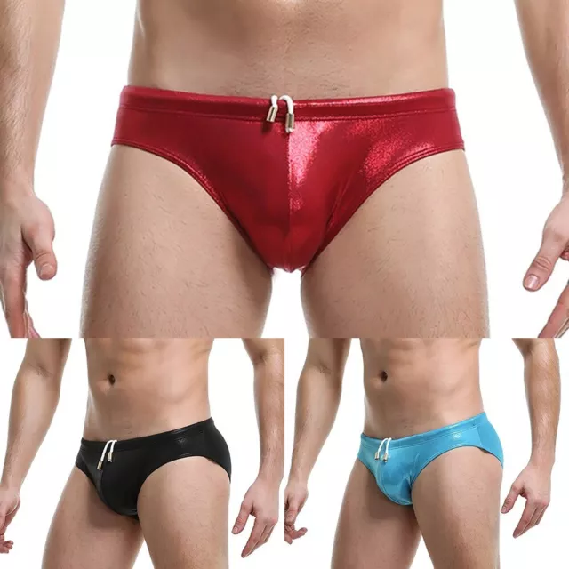 Step Up Your Intime Game Look Humide Bikini Boxer Slips pour hommes