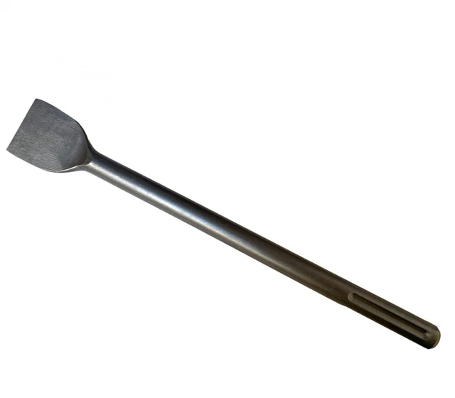 Scalpello A Punta Piatta Per Martello Demolitore - 400mm, Attacco Esagonale 30mm, Per Cemento E Muratura - Foto 10