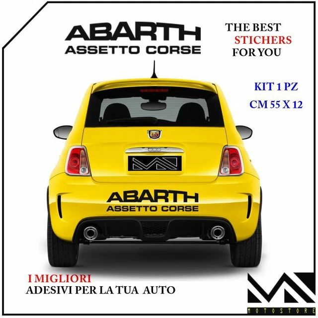 Autocollant De Bouclier Avec Logo ABARTH SCORPIONE Pour Autocollants Latéraux De Course Fiat
