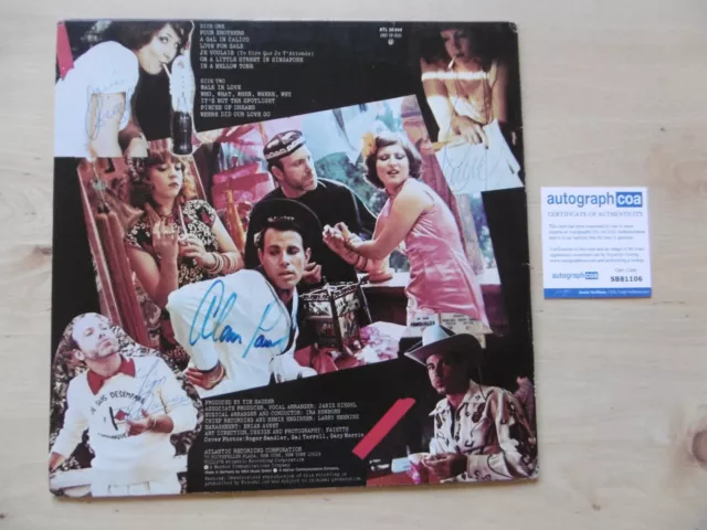 The Manhattan Transfer Original Autogramme signed LP-Cover "Pastiche" Vinyl ACOA