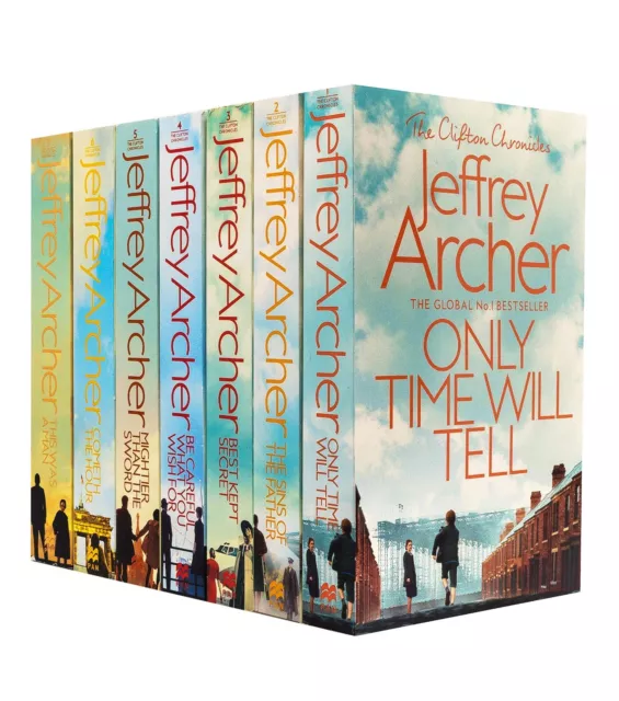 Jeffrey Archer Clifton Chronicles Series 7 Books Collection Set Paperback NEW