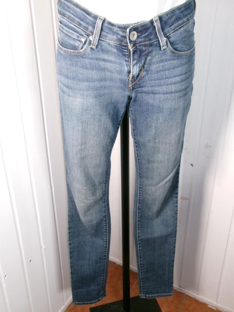 Jeans Slim Délavé Timezone Taille Basse W27 L34 - Taille 38, Occasion Très Bon état