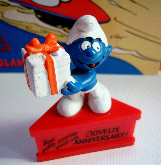 SCHTROUMPF SMURF SCHLUMPF: Super Smurf Voiture Buche de Bois² neuf en