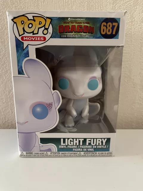 Funko pop movies How to Train Your Dragon 3 Light fury #687