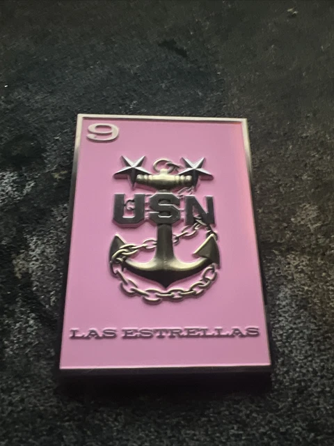 navy Mcpo  Master chief Las Estrellas san antonio jefes cpo chief coin