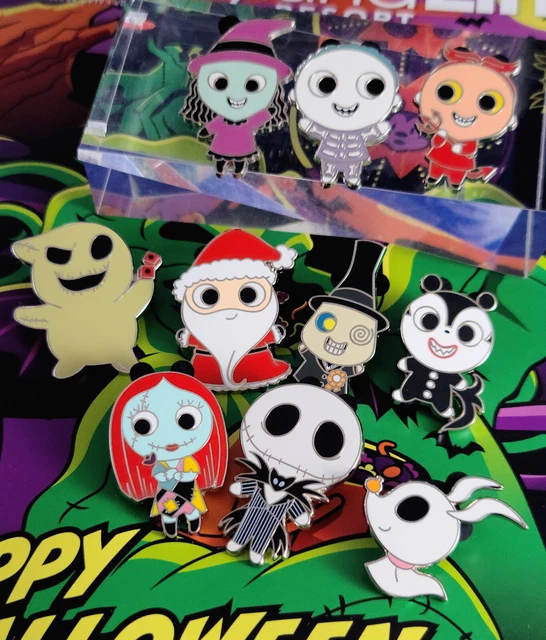 DISNEY DISNEYLAND NIGHTMARE Before Christmas NBC Blind Box Pin Set 2022