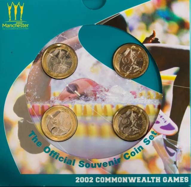 2002 £2 - Commonwealth Games Two Pounds - Brilliant Uncirculated - Bu Coin Pack