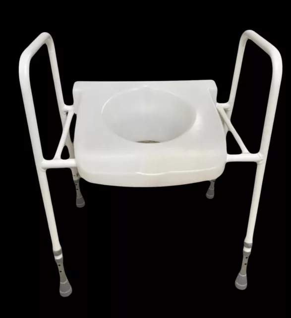 Aidapt President Raised Toilet Seat with Frame - White (VR220)