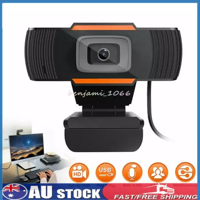 Full HD 1080P Webcam Camera Auto Focus USB2.0 Web Cam Mic for PC Computer Laptop
